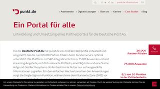 
                            9. TYPO3 Intranet Beispiel Deutsche Post | punkt.de
