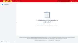 
                            4. TYPO3-Mailman An-/Abmeldung (TV) - Anleitungen - DLRG Wiki