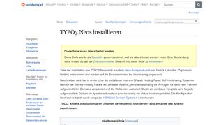 
                            10. TYPO3 Neos installieren – Hostsharing Wiki