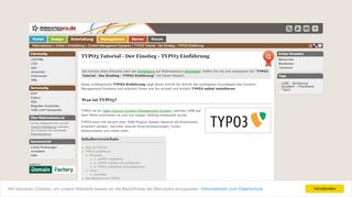 
                            11. TYPO3 Tutorial - Der Einstieg - TYPO3 Einführung - Content ...