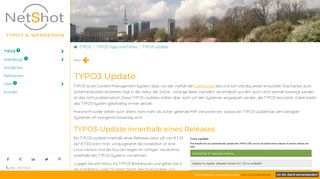 
                            13. Typo3 Update - Sicherheits-Update/-Upgrade für TYPO3