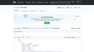 
                            12. TYPO3.CMS/fe_users.php at master · TYPO3/TYPO3.CMS · GitHub