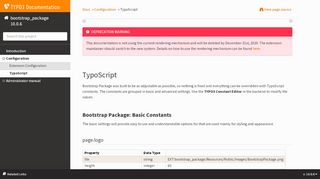 
                            2. TypoScript — bootstrap_package 10.0.5 documentation
