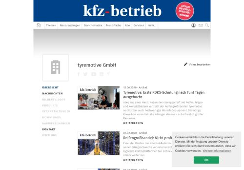 
                            3. tyremotive GmbH in Kitzingen | Übersicht - kfz-betrieb