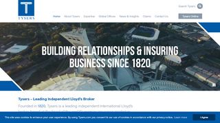 
                            10. Tysers - International Insurance & Reinsurance Brokers