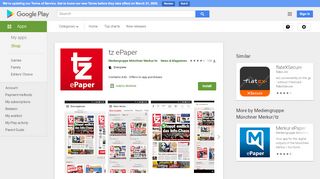 
                            8. tz ePaper – Apps bei Google Play