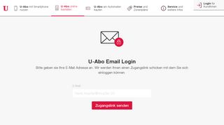 
                            2. U-Abo-Portal: U-Abo Email Login