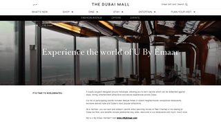 
                            8. U By Emaar - The Dubai Mall, Shopping, Dining, What to do in Dubai ...