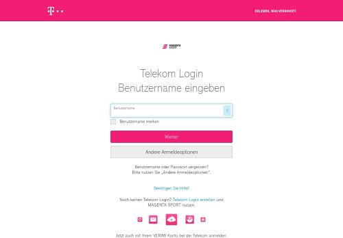 
                            13. U Login - Telekom-Login