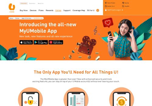 
                            5. U Mobile - MyUMobile App