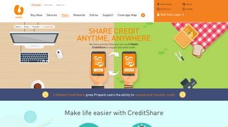 
                            12. U Mobile - Prepaid CreditShare