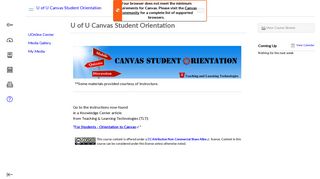 
                            3. U of U Canvas Student Orientation - Instructure