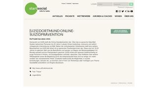 
                            4. [U25] Dortmund Online-Suizidprävention | startsocial
