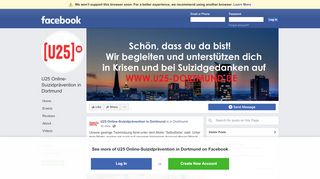 
                            8. U25 Online-Suizidprävention in Dortmund - Posts | Facebook