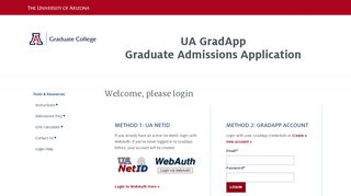 
                            6. UA GradApp - Graduate Admission Application - Apply Now