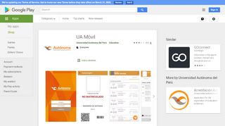 
                            10. UA Móvil - Apps en Google Play