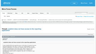 
                            9. uaadmin does not have access to the reporting application - Micro ...