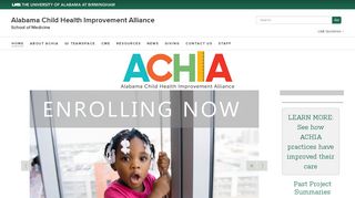 
                            6. UAB - Alabama Child Health Improvement Alliance - Home