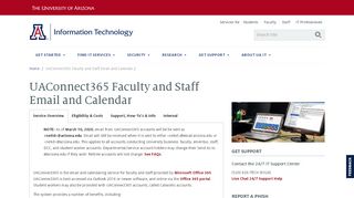 
                            5. UAConnect365 Faculty and Staff Email and Calendar | Information ...