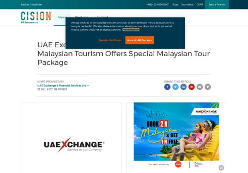 
                            9. UAE Exchange India With Air Asia and Malaysian Tourism Offers ...