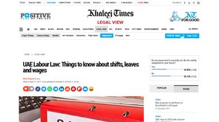 
                            9. UAE Labour Law: Things to know about shifts, leaves and ...