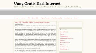 
                            7. Uang Gratis Dari Internet: Cara Cek Transaksi MKios Terbaru Lewat ...