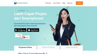 
                            2. UangTeman.com Pinjaman online cepat & terpercaya