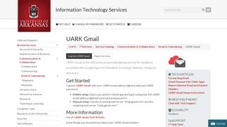 
                            10. UARK Gmail | IT Services | University of Arkansas