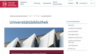 
                            6. UB Braunschweig / Standorte - Universitätsbibliothek Braunschweig