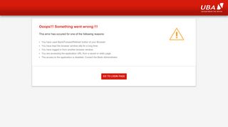 
                            4. UBA Direct – Chad :Log in to Internet Banking