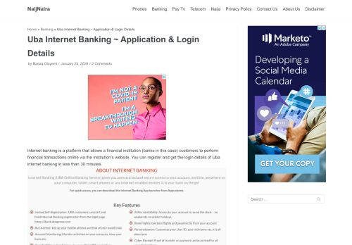 
                            11. Uba Internet Banking ~ Application & Login Details - NaijNaira