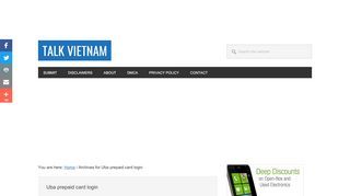 
                            13. Uba prepaid card login – Tag – Talk Vietnam