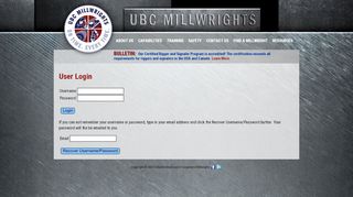 
                            13. UBC Millwrights - Login
