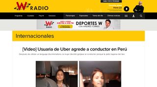 
                            10. Uber agresión : [Video] Usuaria de Uber agrede a conductor en Perú ...