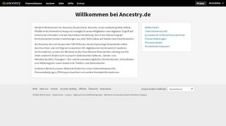 
                            13. Über Ancestry.de - Ancestry.com