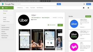 
                            10. Uber – Apps no Google Play