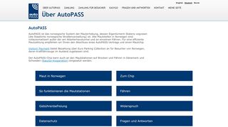 
                            4. Über AutoPASS - AutoPASS