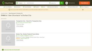 
                            12. Uber Contacts in Durban City | Gumtree Classifieds South Africa