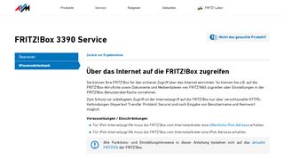 
                            3. Über das Internet auf die FRITZ!Box zugreifen | FRITZ!Box 3390 | AVM ...