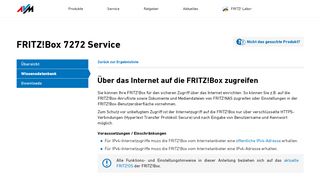 
                            5. Über das Internet auf die FRITZ!Box zugreifen | FRITZ!Box 7272 | AVM ...