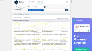 
                            12. über das Internet einloggen - Englisch-Übersetzung – Linguee ...