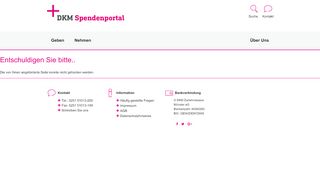 
                            12. Über das Portal - DKM Spendenportal