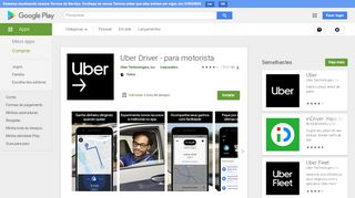 
                            3. Uber Driver - para motorista – Apps no Google Play