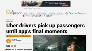 
                            9. Uber drivers pick up passengers until app's final moments, Latest ...
