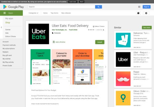 
                            9. Uber Eats: 地元で人気の料理をお届け - Google Play のアプリ