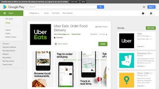 
                            6. Uber Eats: entrega de comida – Apps no Google Play