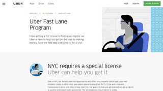 
                            2. Uber Fast Lane Program | Drive New York | Uber