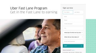 
                            1. Uber Fast Lane Program Get in the Fast Lane to earning
