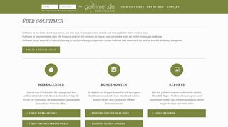 
                            4. Über golftimer - golftimer.de