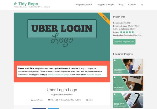 
                            4. Uber Login Logo: Customize the Look of your WordPress Login Page
